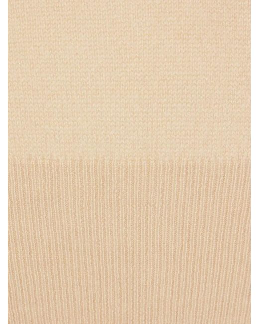 Ermanno Scervino Natural Lace-Insert Boat-Neck Sweater