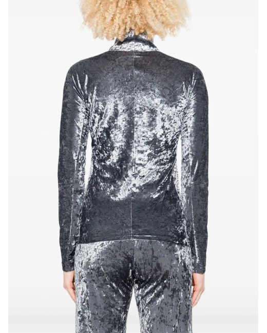 Top con cuello alto Forte Forte de color Gray