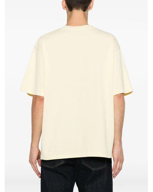 Sandro White Cotton T-Shirt for men