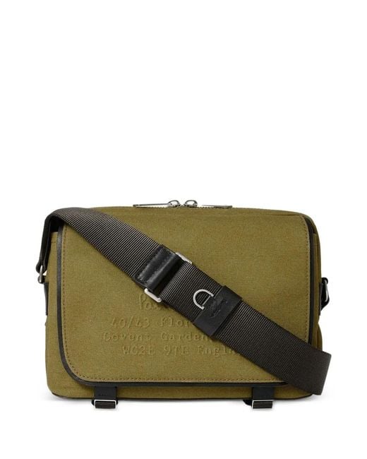 Paul Smith Green Sacoche À Logo Embossé for men