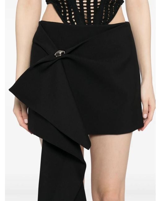 Falda con cintura asimétrica JNBY de color Black