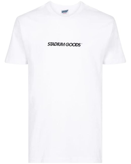Stadium Goods White Horizontal Logo T-Shirt