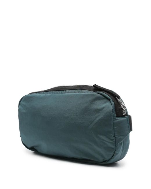Stone Island Green Compass-Patch Belt Bag for men