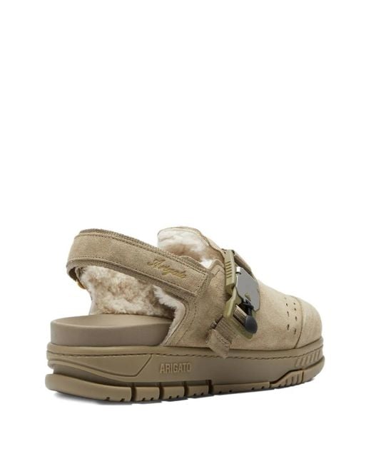 Axel Arigato Natural Suede Mules