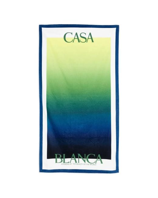Casablanca Green Serviette De Plage À Logo