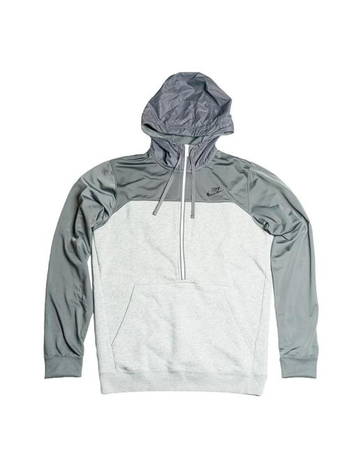 Nike メンズ グレー ハーフジップ パーカーの通販はau PAY マーケット