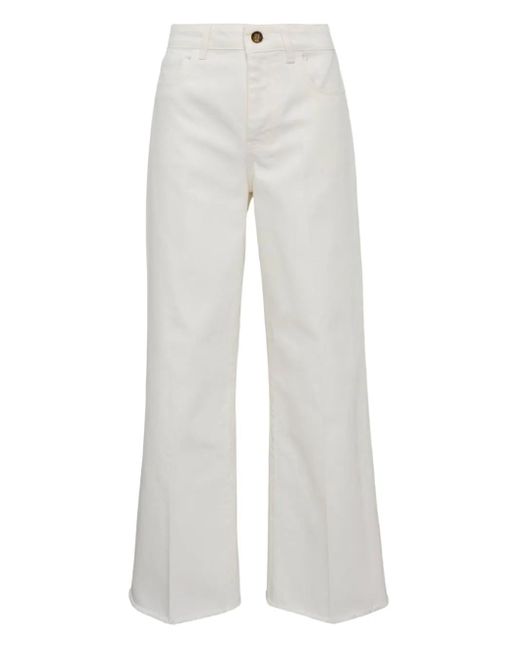 Giambattista Valli White Denim Trousers