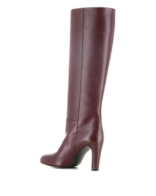Roberto Del Carlo Purple Leather Boots
