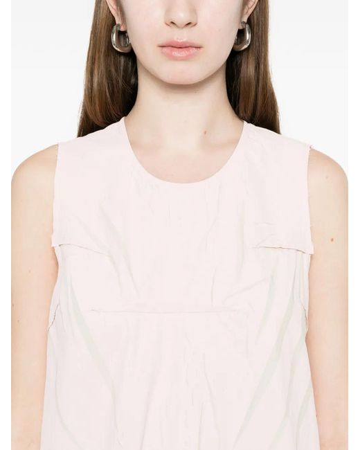 Phisique Du Role Pink Pleated Panelled Midi Dress