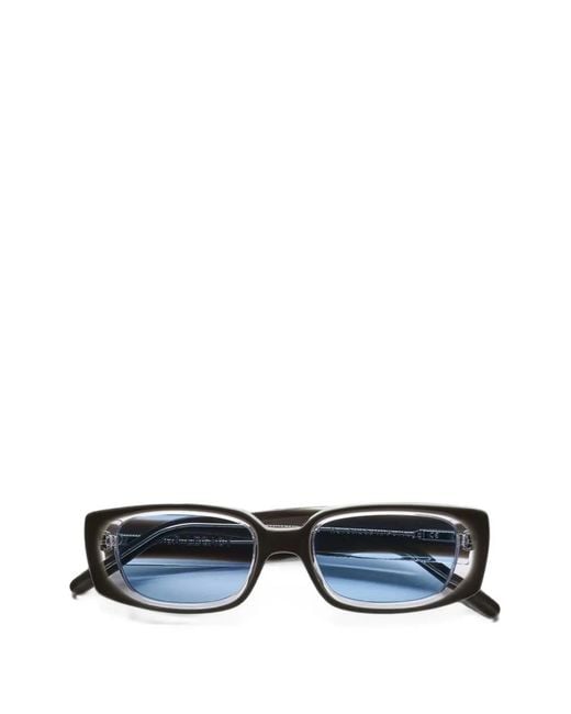 Our Legacy Blue Samhain Rectangle-Frame Sunglasses