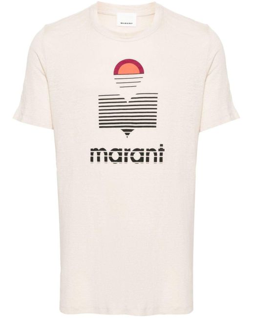 Isabel Marant Karman T-Shirt aus Leinen in Natural für Herren