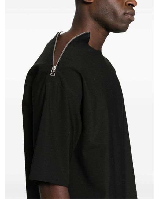 T-shirt à détail de zip OAMC pour homme en coloris Black