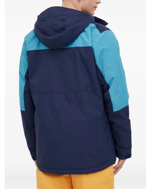 Columbia Blue Colour-Blocked Ski Jacket for men