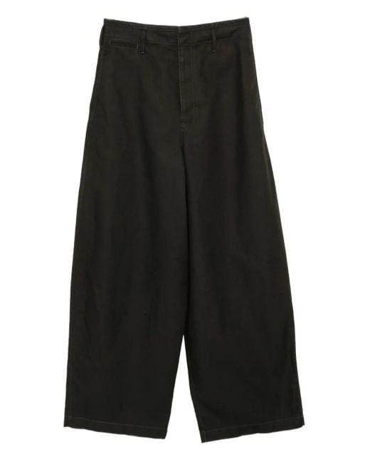 Pantalon À Poches Passepoilées Lemaire en coloris Black