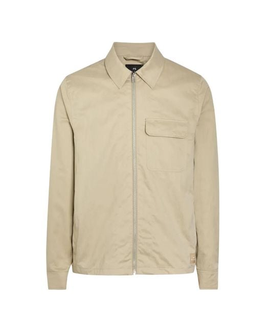 Paul Smith Natural Harrington Shirt Jacket for men
