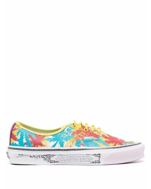 Vans White Sneakers Green for men