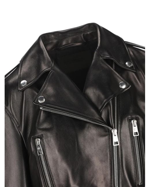 Balenciaga Black Biker Leather Jacket