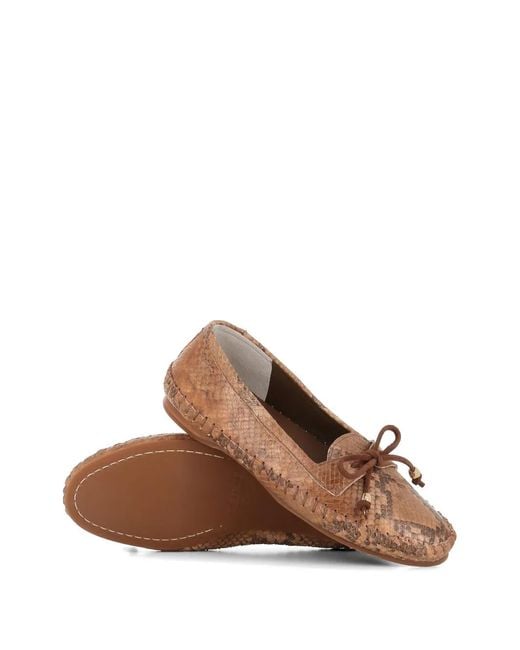 Alexander Hotto Brown Bow Loafers