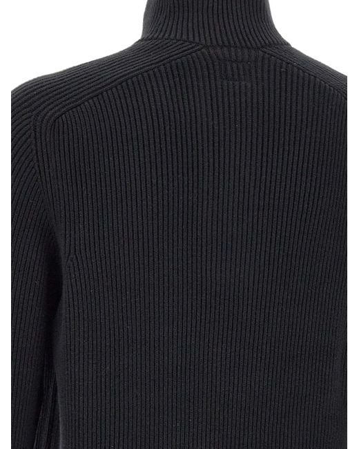 C P Company Gerippter Pullover Mit Linsentasche in Blue für Herren