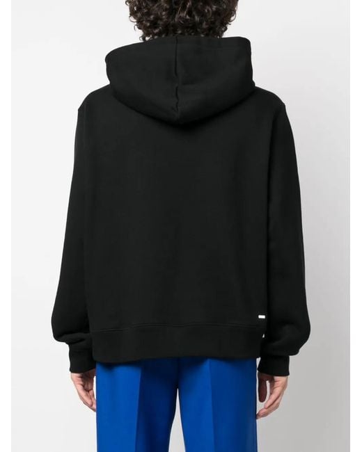 Ma Bar Black Hoodie mit Logo Amiri de hombre