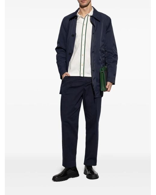 Paul Smith Blue Pleated Trousers for men