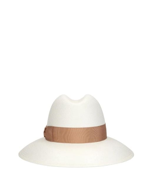 Panama Claudette di Borsalino in White