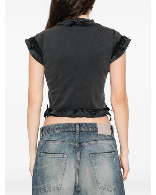 Balenciaga Black Sleeveless Tops