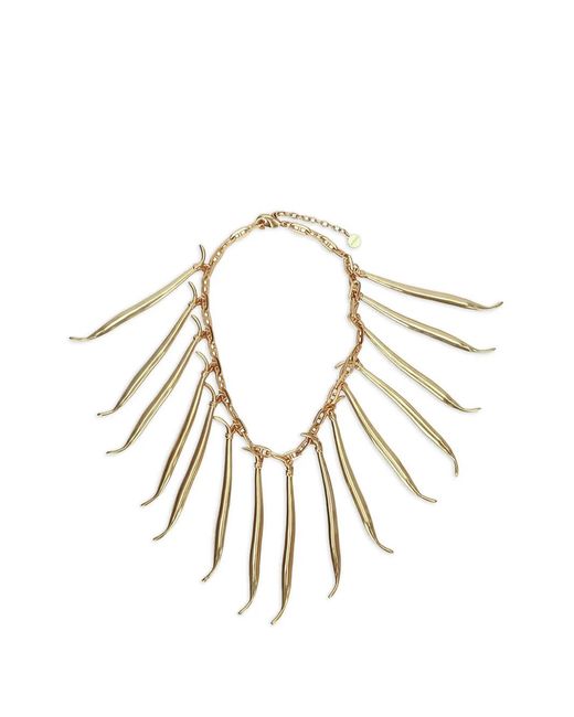 Jacquemus Metallic Haricots Bean-Charm Necklace