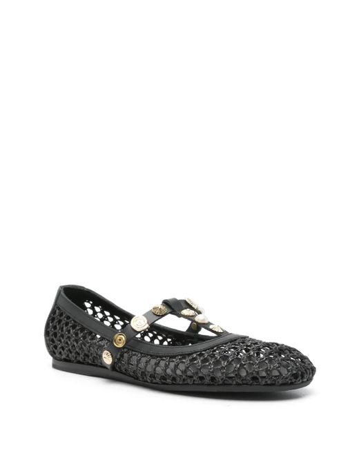 Ancient Greek Sandals Black Aerati Ballet Flats