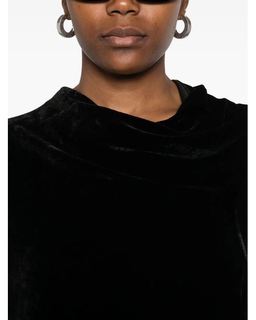 Rick Owens Black "Cylinder" T-Shirt Top