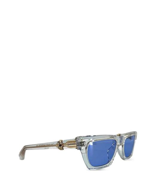 Chrome Hearts Blue Clitterally Sunglasses for men
