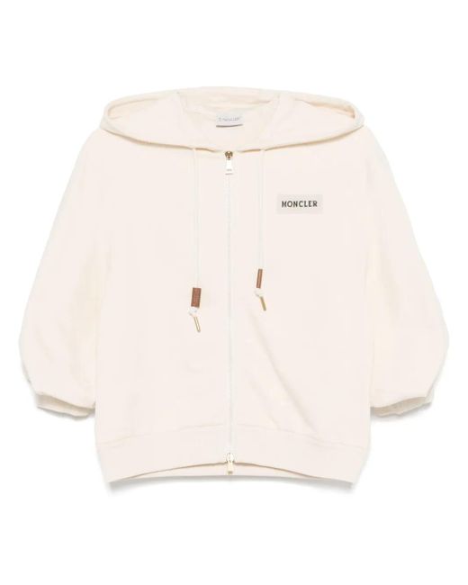 Felpa di Moncler in Natural