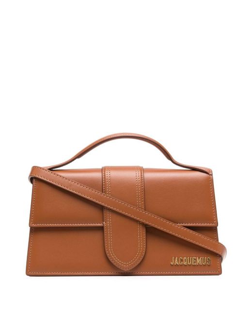 Jacquemus Leather Le Bambino Crossbody Bag in Brown Save 53 Lyst