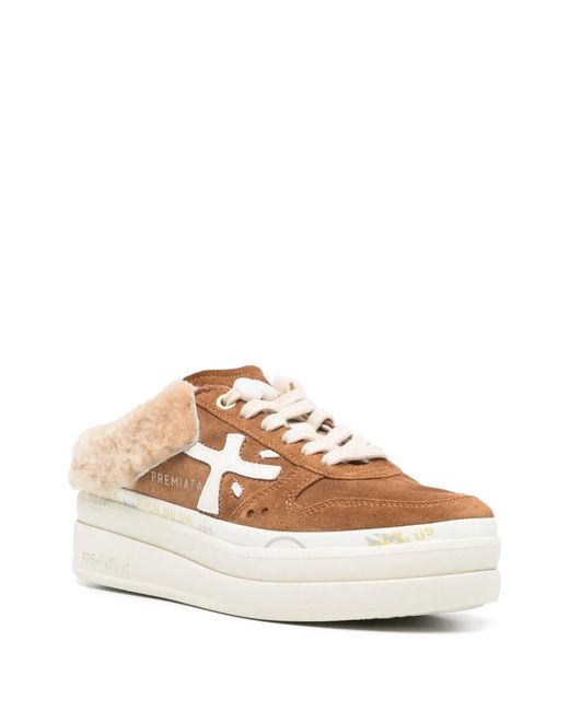 Premiata Multicolor Suede Micol Sneakers
