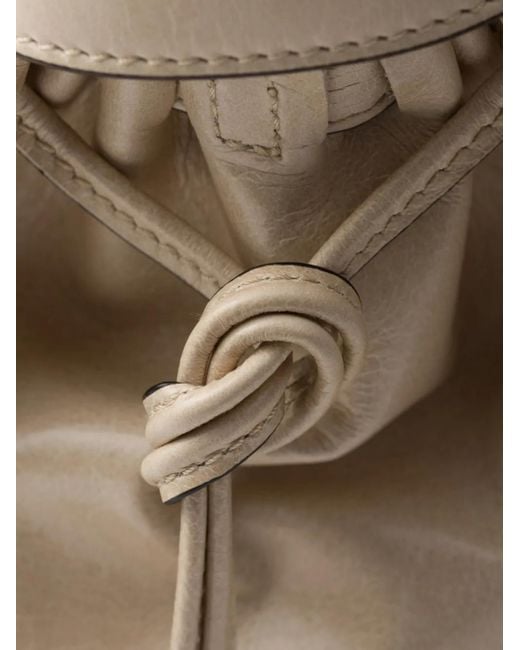 Prada Natural Bonnie Large Leather Handbag