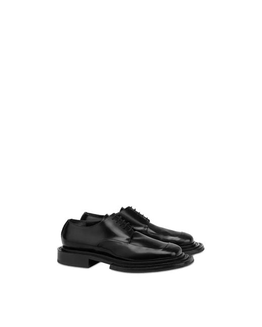Moschino Black Flat Shoes