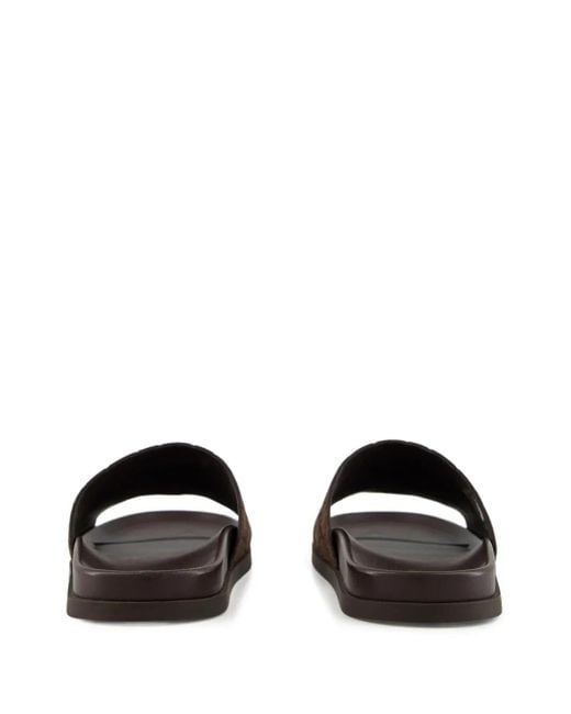 Gucci Brown Suede Sandals for men