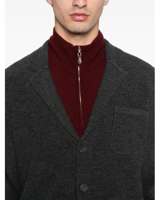Marc O' Polo Black Patch-Pocket Blazer for men