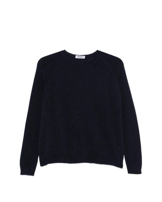 Base London Blue Round-Neck Sweater