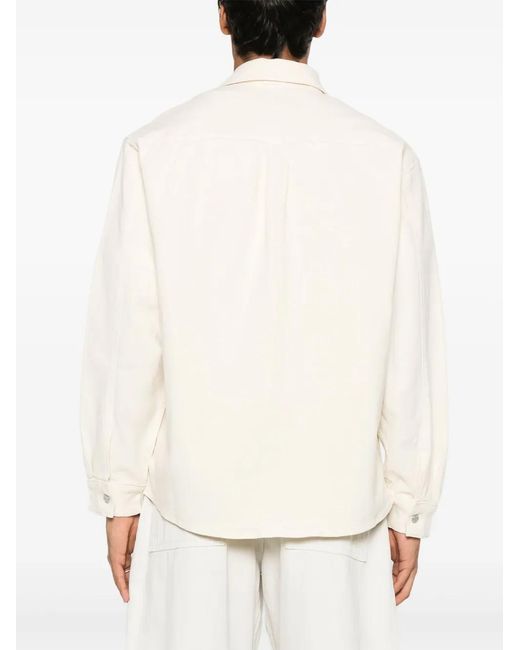 FRAME White Canvas Shirt for men
