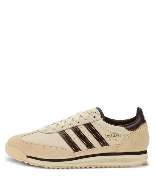 Adidas White Sl 72 Rs Striped Low-Top Sneakers for men