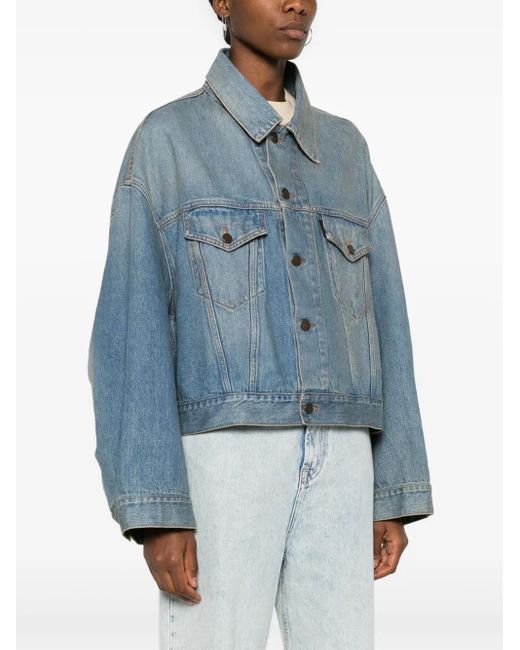 Haikure Blue Washed Denim Jacket
