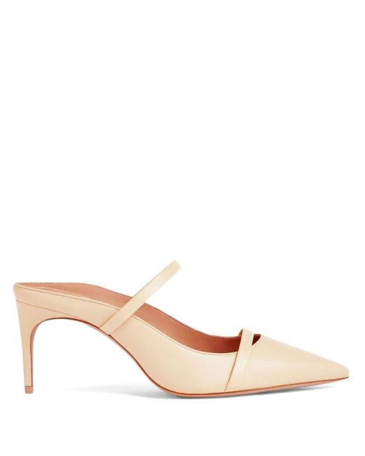 Malone Souliers Pink Aurora 70mm Leather Mules