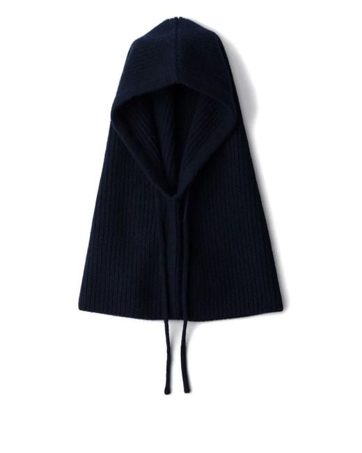 Prada Blue Triangle-Logo Balaclava