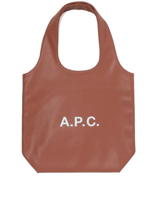 A.P.C. Pink Small Ninon Tote Bag