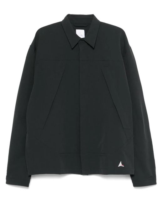 Roa Black Utility Overshirt for men