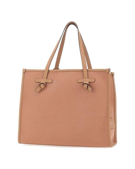 Gianni Chiarini Natural Knot-Detail Tote Bag