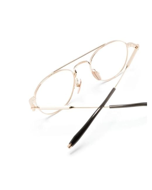 Akoni Natural Round-Frame Glasses