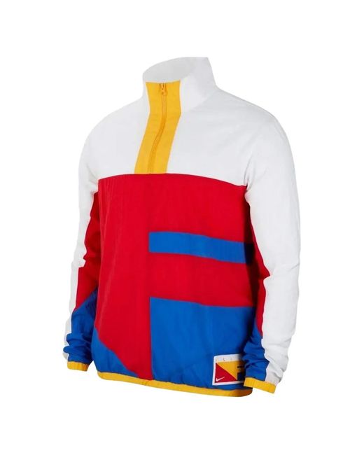 Nike Red Half-Zip Sweatshirt for men