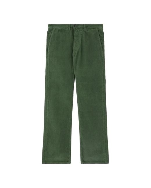 Fortela Green Reno Corduroy Chino Trousers for men